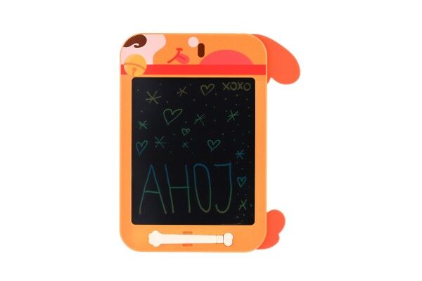 Tabulka kreslící plast 19,5x29cm oranžová